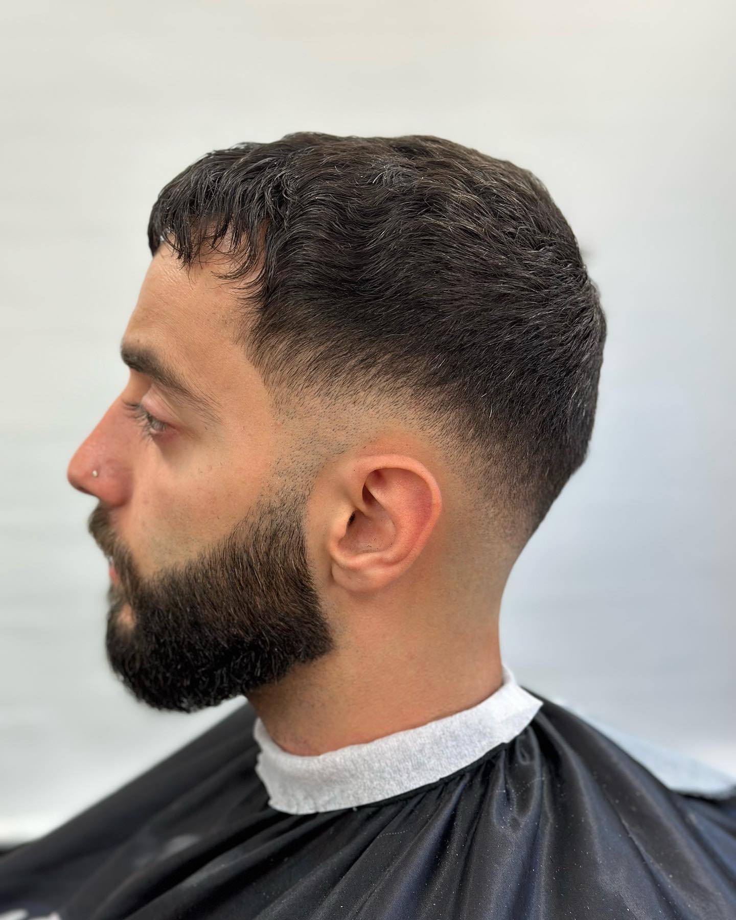 Classic Fade with Textured Top